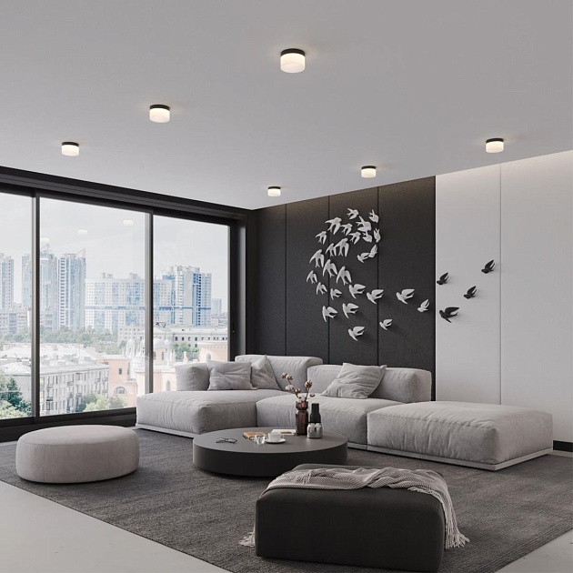 Потолочный светодиодный светильник Novotech Over Aura 359445 изображение 7 Потолочный светодиодный светильник Novotech Over Aura 359445 Фото № 7