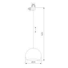 Подвесной светильник TK Lighting 10168 Zoe 1