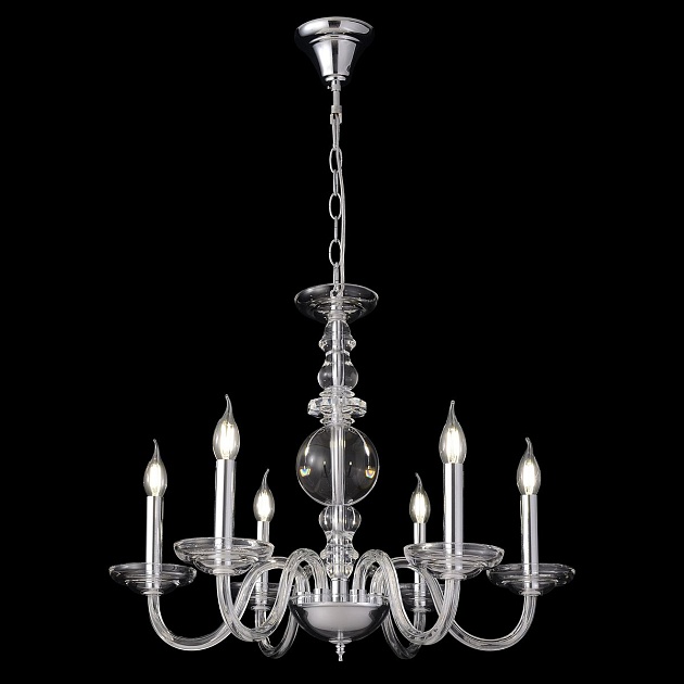 Подвесная люстра Crystal Lux ARABESQUE SP6 CHROME изображение 5 Подвесная люстра Crystal Lux ARABESQUE SP6 CHROME Фото № 5