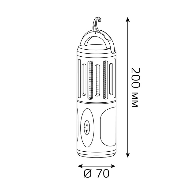 Антимоскитный светодиодный светильник Gauss Mosquito GMQ03 Фото № 12