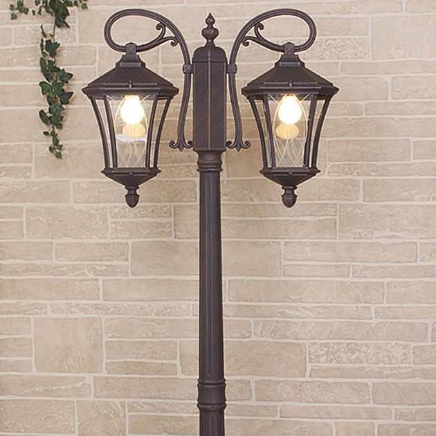 Садово-парковый светильник Elektrostandard Virgo F/2 капучино a031925 Фото № 1