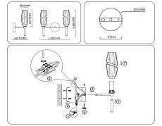 Настенный светильник Ambrella light High light LH55206 2