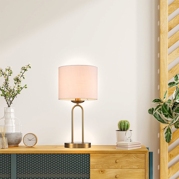 Настольная лампа Escada Eclipse 10166/T Brass Фото № 2