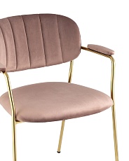 Кухонный стул Stool Group Кэрол пыльно-розовый FDC9005 PINK FUT-17 1