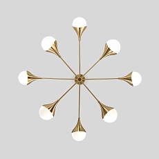 Подвесная люстра Eurosvet Calyx 60168/8 латунь 4