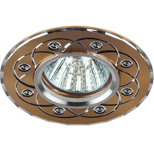 Встраиваемый светильник ЭРА KL40 SL/GD/1 Б0049567 Фото № 1