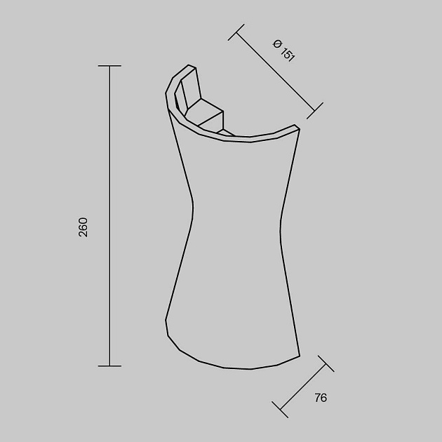 Бра Maytoni Technical C123WL-GU10-02-W Фото № 3