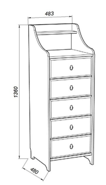 Комод Шведский Стандарт Вествик 5 414025002300 изображение 3 Комод Шведский Стандарт Вествик 5 414025002300 Фото № 3
