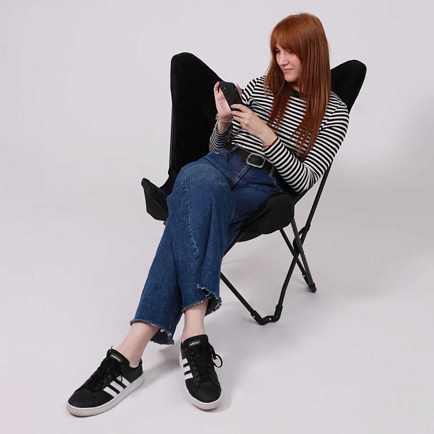 Складной стул AksHome Maggy ткань - чёрный 86925 Фото № 3