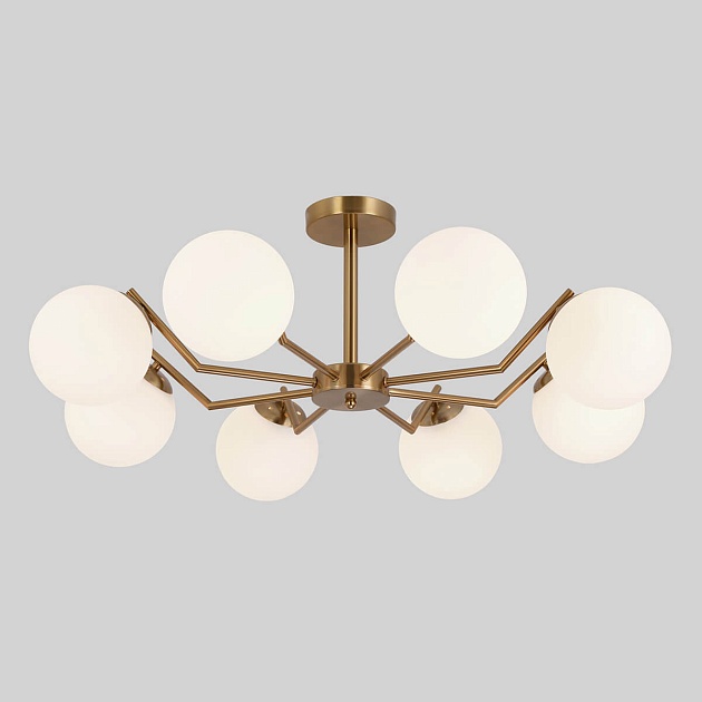 Подвесная люстра Eurosvet Frost 70154/8 латунь изображение 1 Подвесная люстра Eurosvet Frost 70154/8 латунь Фото № 1