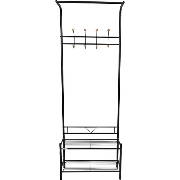 Гардеробная вешалка AksHome Maya черный, металл 77652 изображение 6 Гардеробная вешалка AksHome Maya черный, металл 77652 Фото № 6