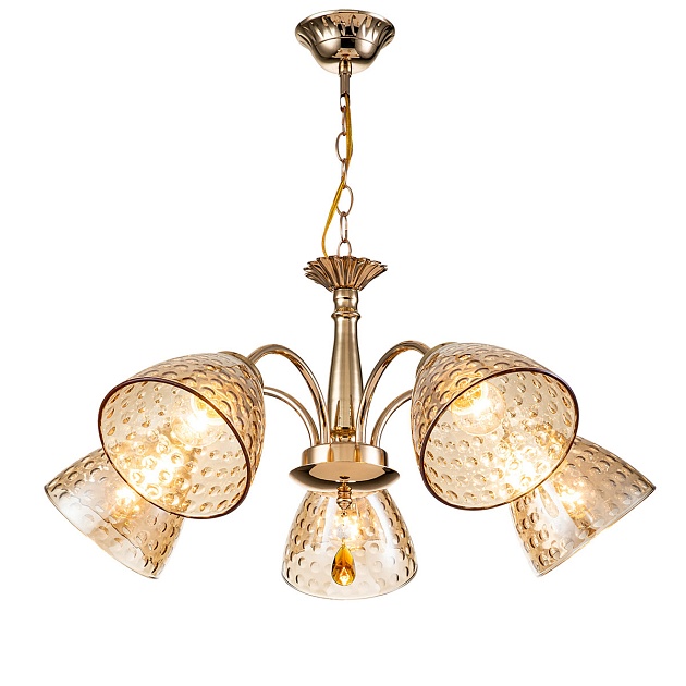 Подвесная люстра Escada Freesia 658/5PL Gold изображение 1 Подвесная люстра Escada Freesia 658/5PL Gold Фото № 1