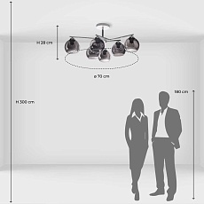Потолочная люстра De City Вита 220013906 3