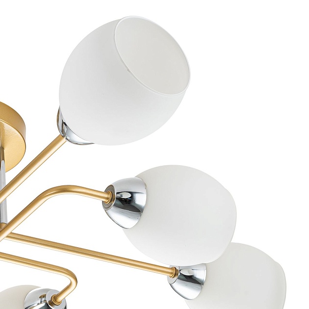 Потолочная люстра Escada Hope 1132/8P Gold изображение 4 Потолочная люстра Escada Hope 1132/8P Gold Фото № 4