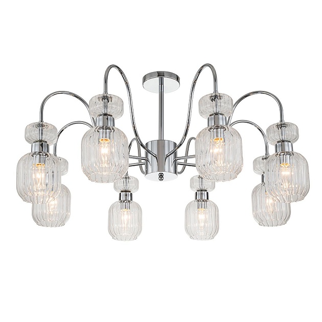Потолочная люстра Escada Gloss 1141/8PL Chrome/Clear Фото № 4