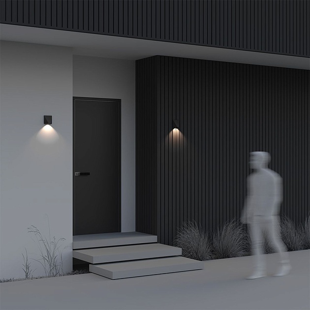 Уличный настенный светодиодный светильник Maytoni Beekman O577WL-L5B изображение 14 Уличный настенный светодиодный светильник Maytoni Beekman O577WL-L5B Фото № 14