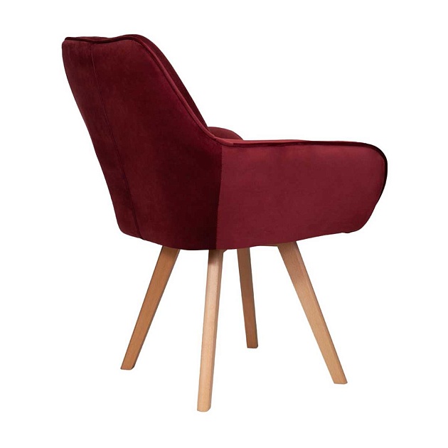 Кресло AksHome Soft красный, велюр 64742 Фото № 3