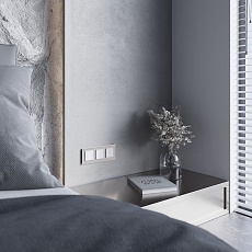 Рамка Werkel Senso на 3 поста дымчатый W0033117 4690389206450 1