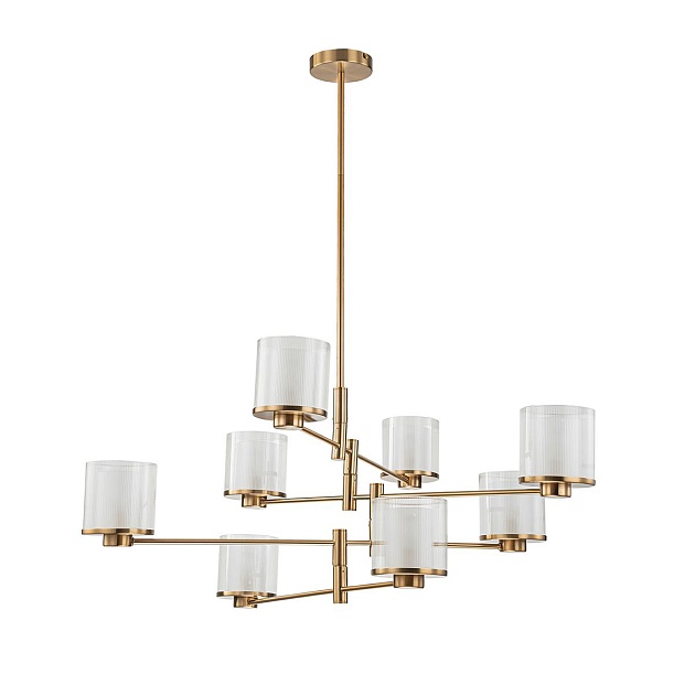 Подвесная люстра Indigo Bilancia 13023/8R Brass V000358 изображение 1 Подвесная люстра Indigo Bilancia 13023/8R Brass V000358 Фото № 1