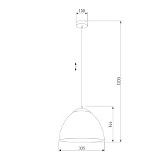 Подвесной светильник TK Lighting 3192 Faro 1