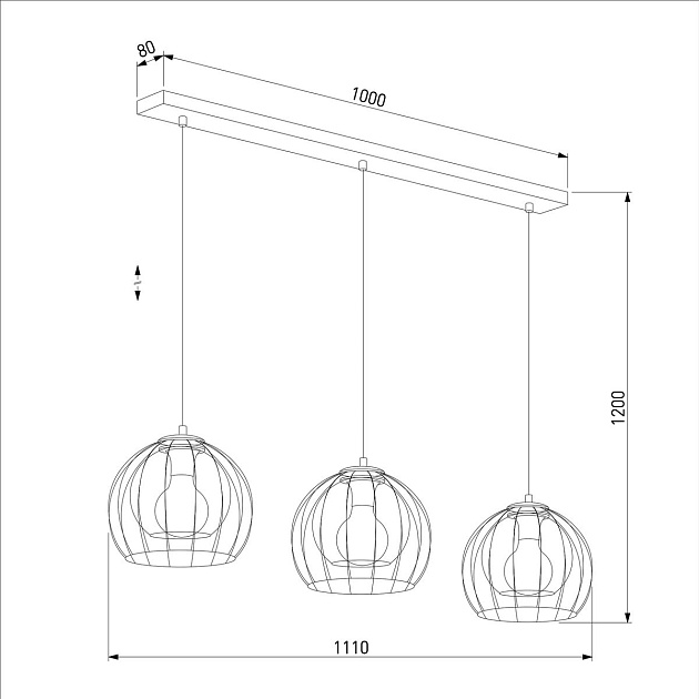Подвесной светильник TK Lighting 4483 Universo Black Фото № 3