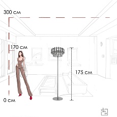 Торшер LOFT IT Boucle 10438F 2