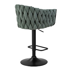 Стул барный DOBRIN LEON (зеленая ткань (LAR 275-23)) 9690-LM LEON 2
