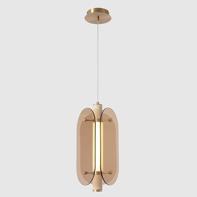 Подвесной светильник Crystal Lux AMARILLO SP18W LED BRASS Фото № 1