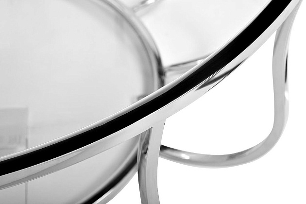 Журнальный стол Garda Decor 13RXCT4033-Silver изображение 2 Журнальный стол Garda Decor 13RXCT4033-Silver Фото № 2