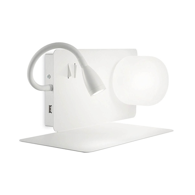 Бра Ideal Lux Book-1 Ap Bianco 174792 изображение 1 Бра Ideal Lux Book-1 Ap Bianco 174792 Фото № 1