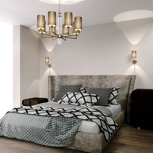 Подвесная люстра Eurosvet Soffio 60134/6 никель Фото № 6