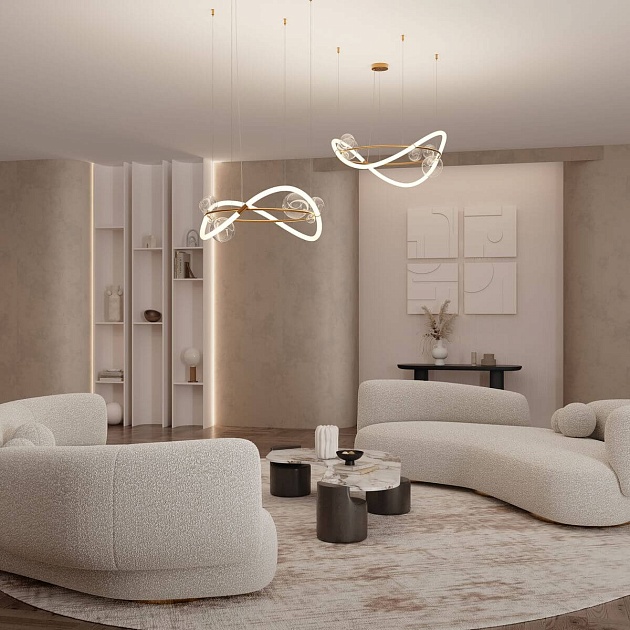 Подвесной светодиодный светильник Maytoni Oasis MOD289PL-L44BS3K Фото № 2