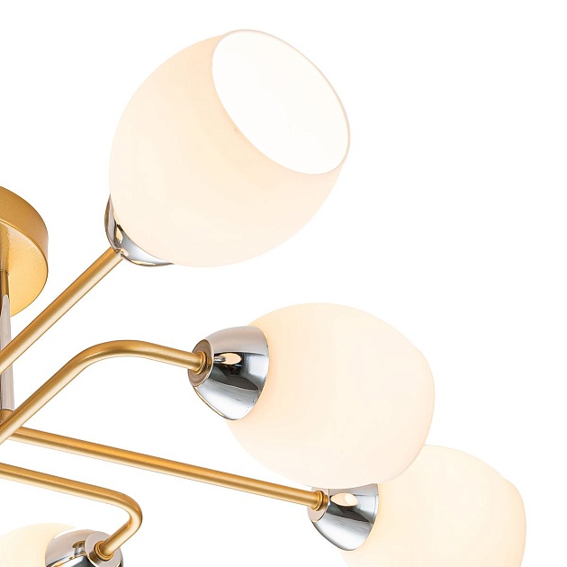 Потолочная люстра Escada Hope 1132/8P Gold изображение 3 Потолочная люстра Escada Hope 1132/8P Gold Фото № 3