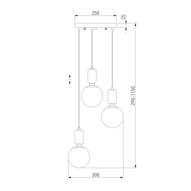 Подвесной светильник Eurosvet 50151/3 латунь изображение 2 Подвесной светильник Eurosvet 50151/3 латунь Фото № 2