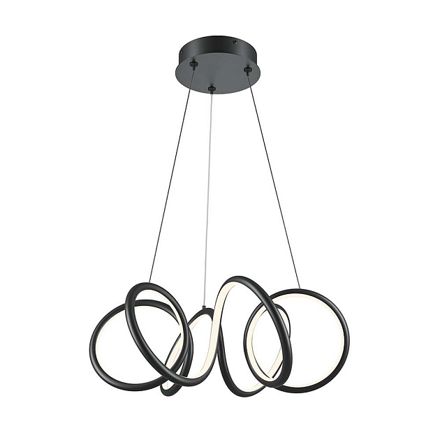 Подвесной светодиодный светильник Maytoni Curve MOD241PL-L60BK изображение 1 Подвесной светодиодный светильник Maytoni Curve MOD241PL-L60BK Фото № 1