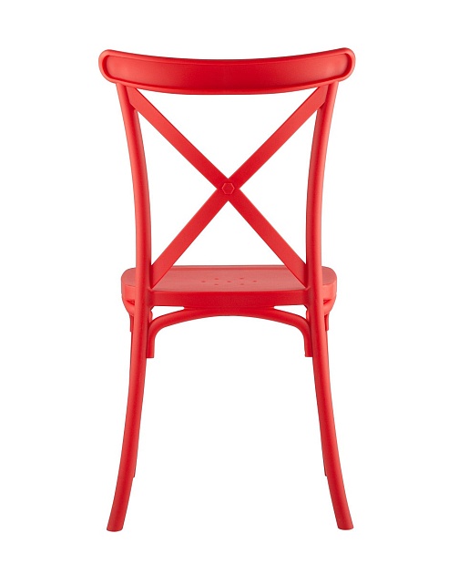 Кухонный стул Stool Group Кроссбэк пластиковый красный Y030 red Фото № 5