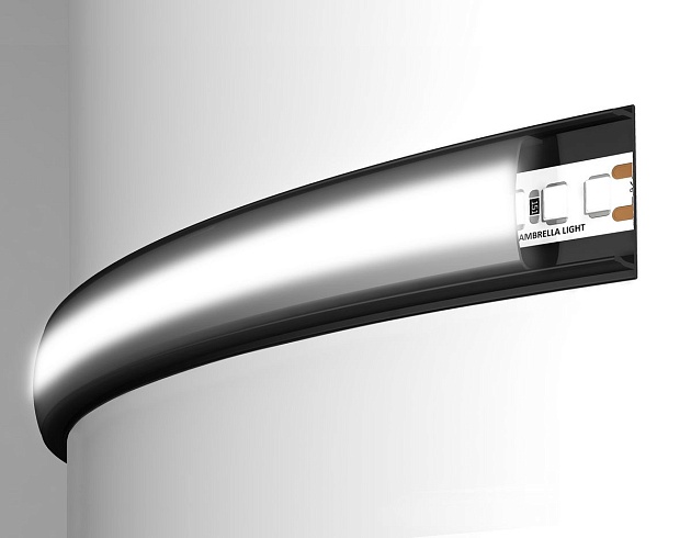 Профиль с рассеивателем Ambrella Illumination GP1600BK/BK Фото № 6