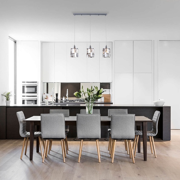 Подвесной светильник Eurosvet 50101/3 хром изображение 5 Подвесной светильник Eurosvet 50101/3 хром Фото № 5