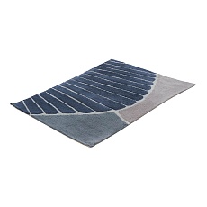 Ковер Tkano из хлопка с рисунком Tea plantation серого цвета из коллекции Terra, 120х180 см TK22-DR0010 1