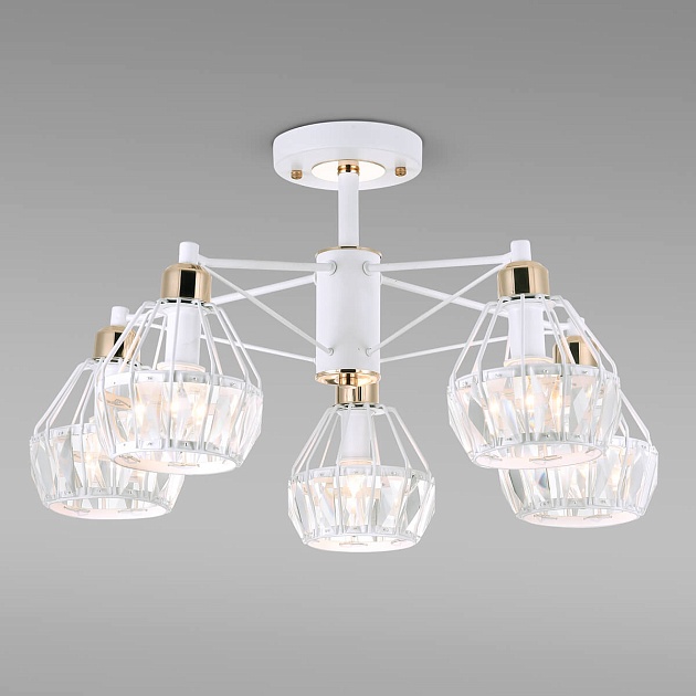 Потолочная люстра Eurosvet 70075/5 белый Фото № 1