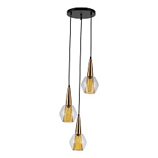 Подвесная люстра Indigo Narciso 13002/3P Black V000145 1