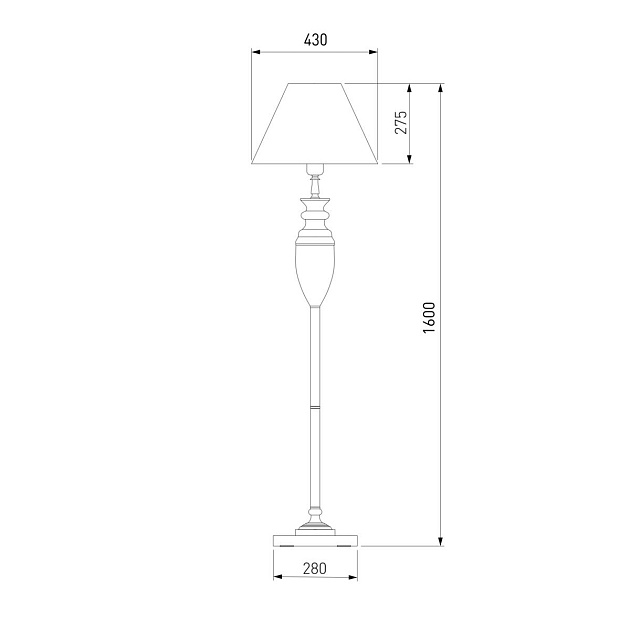 Торшер Eurosvet 009/1T RDM Фото № 2