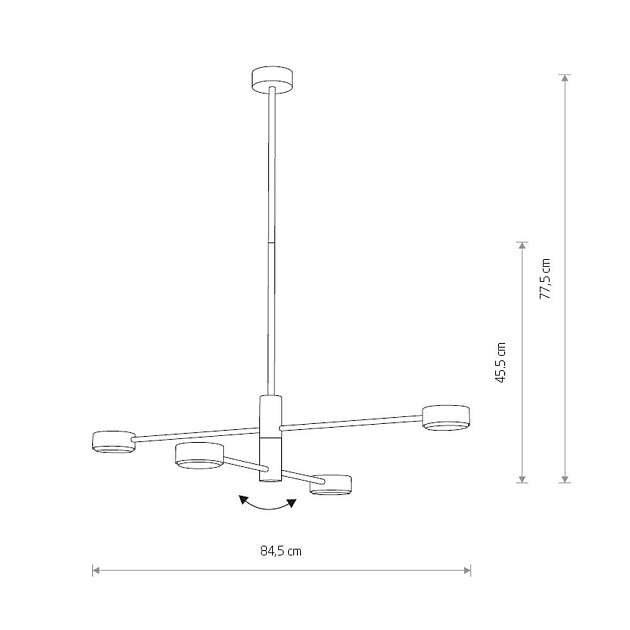 Подвесная люстра Nowodvorski Orbit 7941 Фото № 2