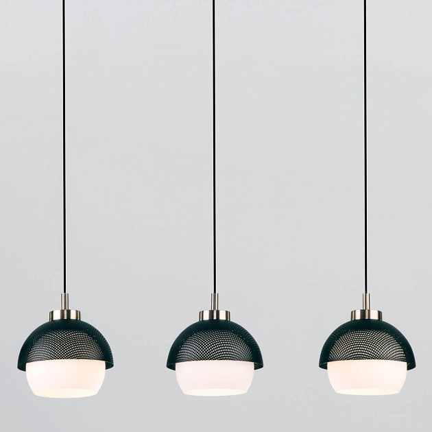 Подвесной светильник Eurosvet 50106/3 античная бронза/черный Фото № 1