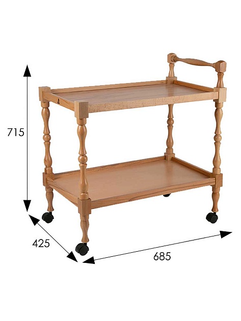 Сервировочный стол Мебелик Бридж 000759 изображение 3 Сервировочный стол Мебелик Бридж 000759 Фото № 3