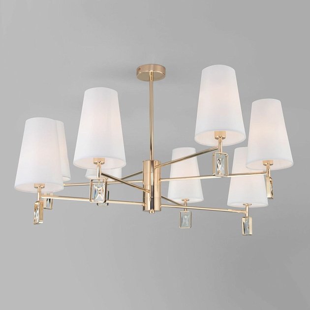 Подвесная люстра Eurosvet Milazzo 60137/8 золото изображение 1 Подвесная люстра Eurosvet Milazzo 60137/8 золото Фото № 1