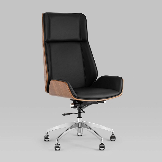 Кресло руководителя TopChairs Crown SN A312 8383-29 walnut back изображение 7 Кресло руководителя TopChairs Crown SN A312 8383-29 walnut back Фото № 7