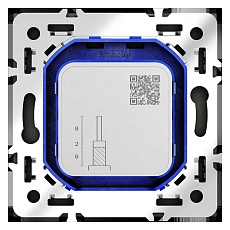 Розетка телевизионнная встраиваемая Voltum S70 оконечная TV+SAT, (черный матовый) VLS060408 4