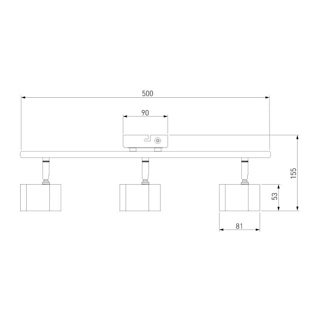 Спот Eurosvet Prime 20058/3 черный Фото № 3