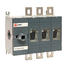 Рубильник 315A 3P без рукоятки управления TwinBlock EKF PROxima tb-s-315-3p
